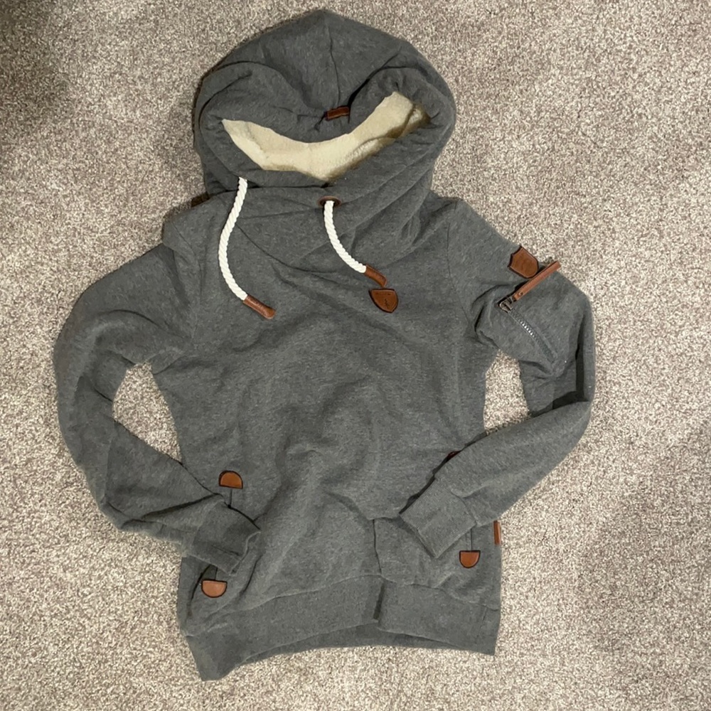 Gray hoodie